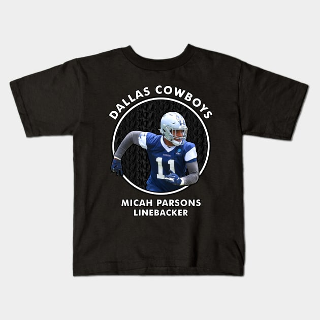 MICAH PARSONS - LB - DALLAS COWBOYS Kids T-Shirt by Mudahan Muncul 2022